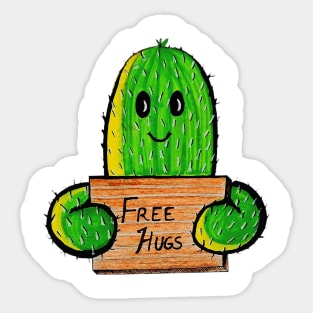 Free Hugs Sticker